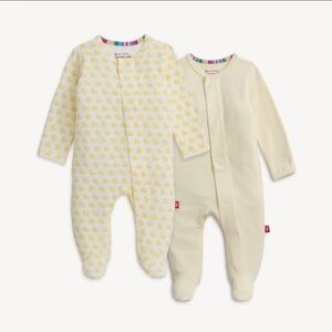 Magnetic Me Organic Cotton Footie 2 Pack Bundle